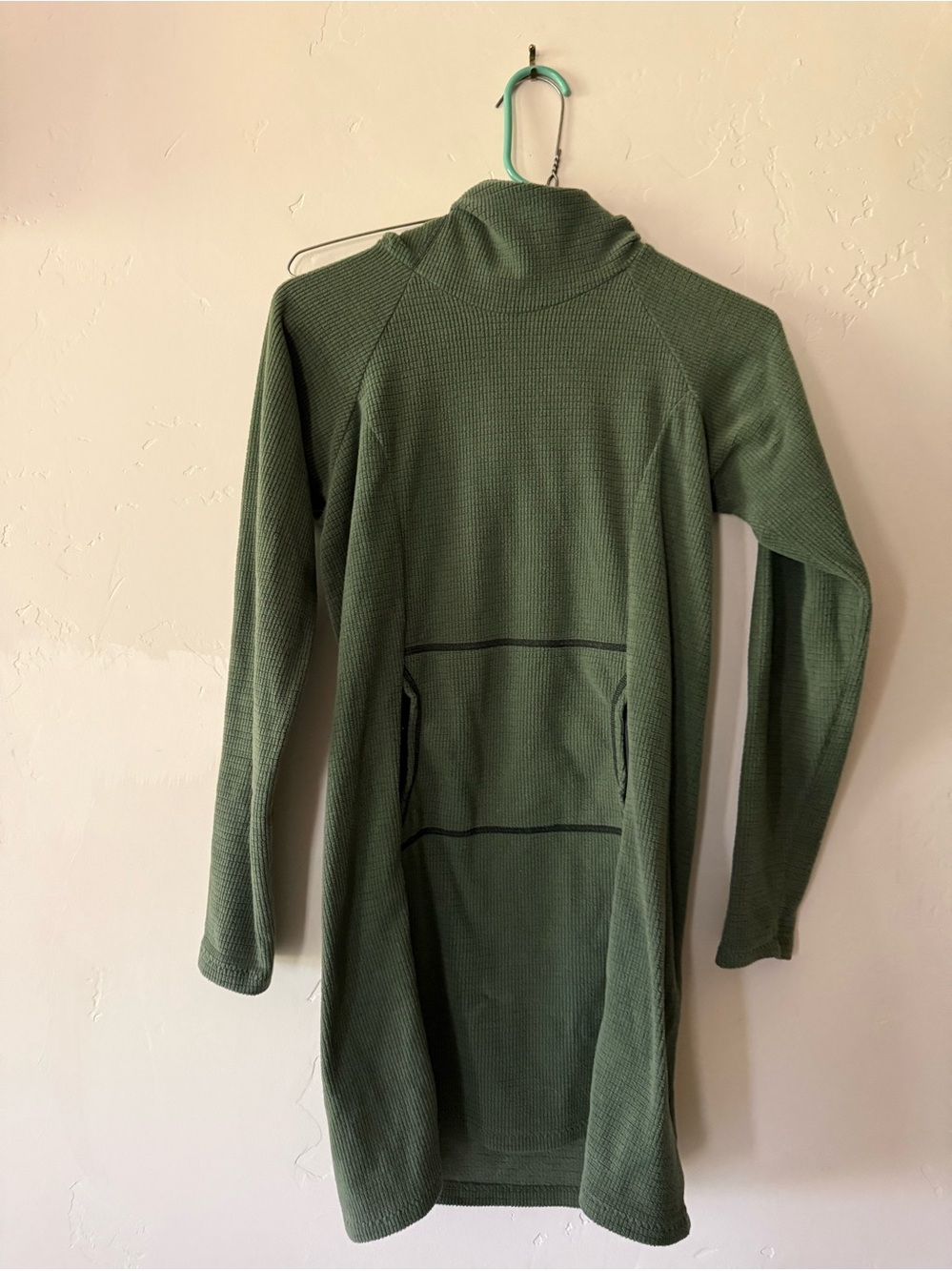 Melanzana Microgrid dress olive